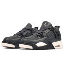 Кроссовки Jordan 4 Grey Black White Winter С МЕХОМ
