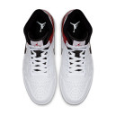 Оригинал Jordan 1 Mid White Black Gym Red