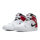 Кроссовки Jordan 1 Mid White Black Gym Red