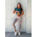 Спортивний одяг Легінси Світло Сірі з Push-Up Ефектом