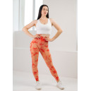 Спортивний одяг Легінси Персиково-Рожеві з Push-Up Ефектом