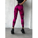 Спортивний одяг Легінси Рожево-Чорні з Push-Up Ефектом