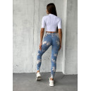 Спортивний одяг Легінси Небесно Голубі з Push-Up Ефектом