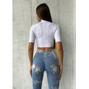 Оригінал Легінси Небесно Голубі з Push-Up Ефектом