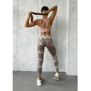 Спортивний одяг Легінси Бежеві з Push-Up Ефектом