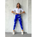 Спортивний одяг Легінси Сині з Push-Up Ефектом