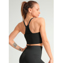 Спортивний одяг Топ Спортивний Чорний