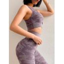 Спортивний одяг Топ Спортивний Рожево Сірий