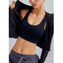 Спортивний одяг Топ Спортивний Чорний