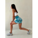 Придбати Спортивні Шорти Бірюзові з Push-Up Ефектом FKS2352407