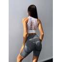 Оригінал Спортивні Шорти сірі з Push-Up Ефектом