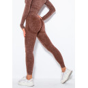 Придбати Легінси Коричневі з Push-Up Ефектом FKS2352432