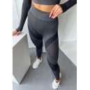 Спортивний одяг Легінси Темно Сірі з Push-Up Ефектом