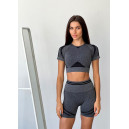 Оригінал Спортивні Шорти Темно Сірі з Push-Up Ефектом