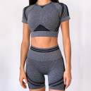 Спортивні Шорти Темно Сірі з Push-Up Ефектом 2352461