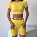 Оригінал Кроп Топ Спортивний Жовтий