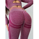 Оригінал Легінси Бордові з Push-Up Ефектом