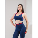 Спортивний одяг Топ Спортивний Темно Синій