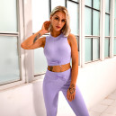 Топ Спортивний Лавандовий в Рубчик 2352493