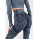 Комплект Легінси з Push-Up Ефектом + Рашгард Темно Сірий 2352510