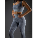 Спортивная одежда Комплект Легінси + Спортивний Топ Сірий