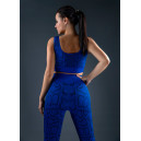 Спортивний одяг Комплект Легінси + Спортивний Топ Синій