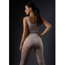Оригінал Комплект Легінси + Спортивний Топ Бежевий