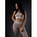 Комплект Легінси + Спортивний Топ Бежевий 2352516