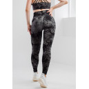 Спортивний одяг Легінси Сіро Чорні з Push-Up Ефектом