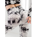 Оригінал Легінси Чорно Білі з Push-Up Ефектом