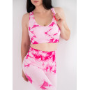 Придбати Топ Спортивний Біло Рожевий FKS2352534