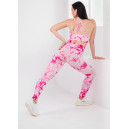 Спортивний одяг Легінси Біло Рожеві з Push-Up Ефектом