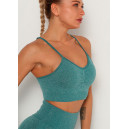 Спортивний одяг Топ Спортивний Зелений