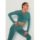 Спортивний одяг Легінси Зелені з Push-Up Ефектом