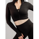 Придбати Рашгард на Блискавці Чорний з Візерунком FKS2352608