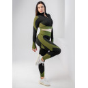 Легінси Чорно Зелені з Візерунком 2352618