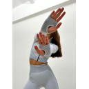 Придбати Рашгард на Блискавці Білий з Візерунком FKS2352626