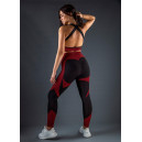 Придбати Топ Спортивний Чорно Бордовий з Візерунком FKS2352628