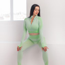 Рашгард на Блискавці Салатовий з Візерунком 2352635