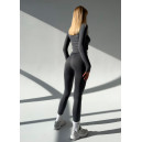 Придбати Безшовний Базовий Комплект Легінси + Водолазка Сірий FKS2352652