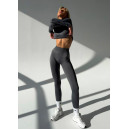 Безшовний Базовий Комплект Легінси + Водолазка Сірий 2352652