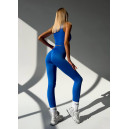 Придбати Комплект Легінси з Push-Up Ефектом + Топ в Рубчик Синій FKS2352654