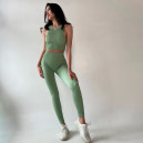 Оригінал Легінси Оливкові в Рубчик з Push-Up Ефектом