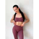 Спортивний одяг Легінси Бордові