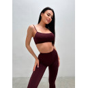 Спортивний одяг Легінси Темно Бордові