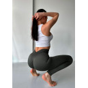 Придбати Легінси Хакі в Рубчик з Push-Up Ефектом FKS2352723