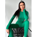 Придбати Легінси Зелені в Рубчик з Push-Up Ефектом FKS2352724