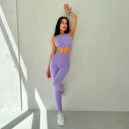 Легінси Лавандові в Рубчик з Push-Up Ефектом 2352737