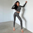 Легінси Сірі зі Штрипками 2352744