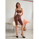 Шорти Велосипедки Коричневі